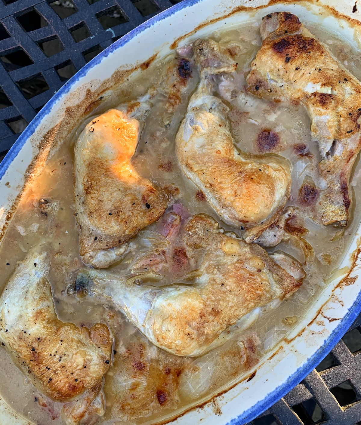 Chicken Legs in Cider and&nbsp;Bacon