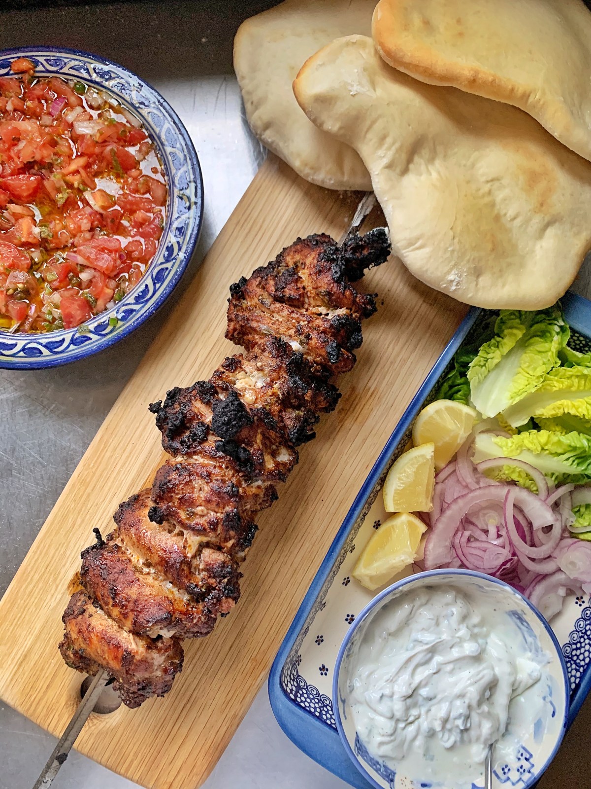 Chicken Gyros & Homemade Pitta&nbsp;Bread