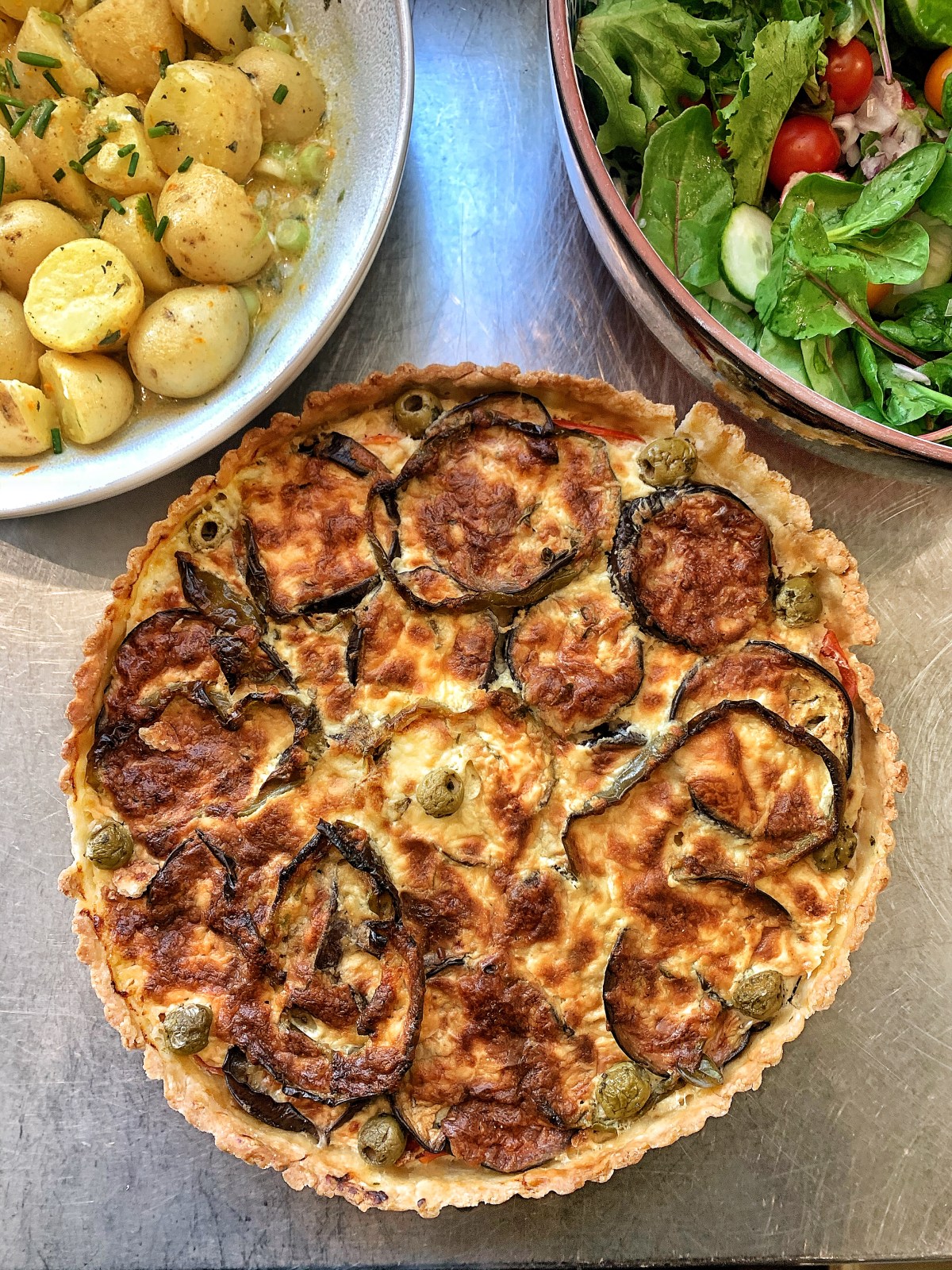 Roasted Vegetable Quiche