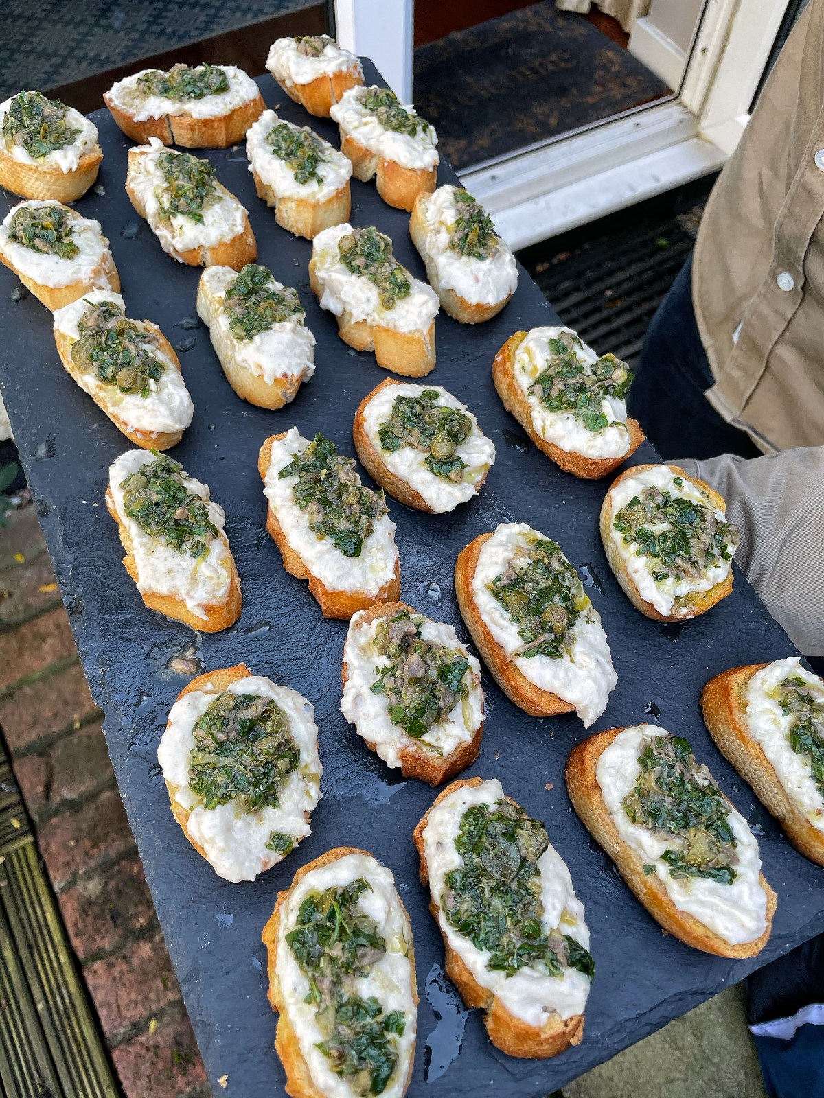 White Bean Crostini’s with an Anchovy&nbsp;Salsa